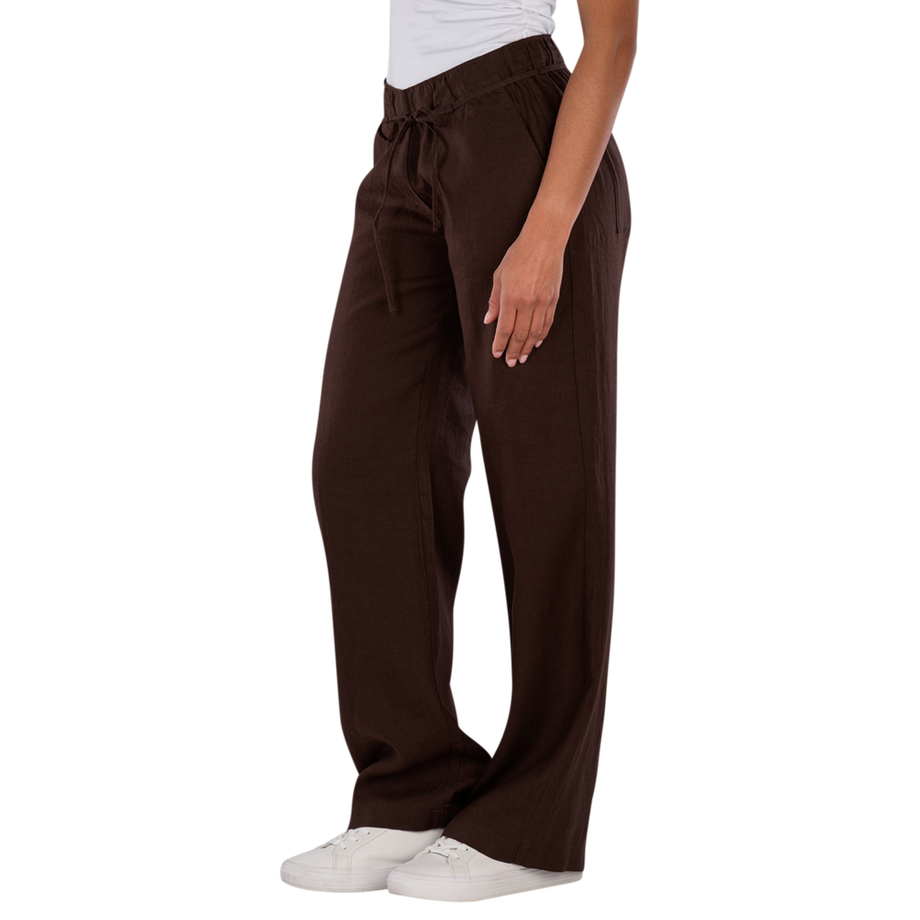 MAC Chiara Belt Chino Wide Leg Pure Linen  