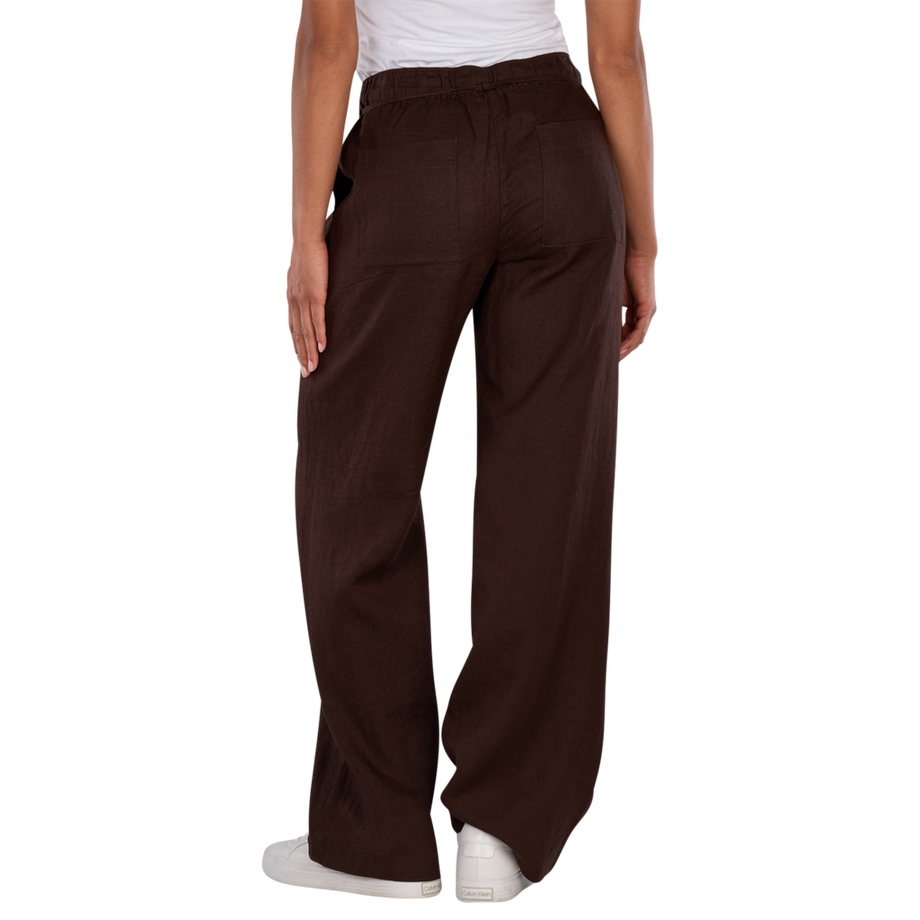 MAC Chiara Belt Chino Wide Leg Pure Linen  