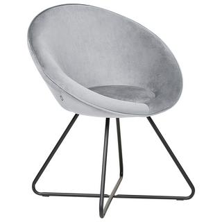 Beliani Chaise de salle à manger en Velours Rétro FLOBY II  