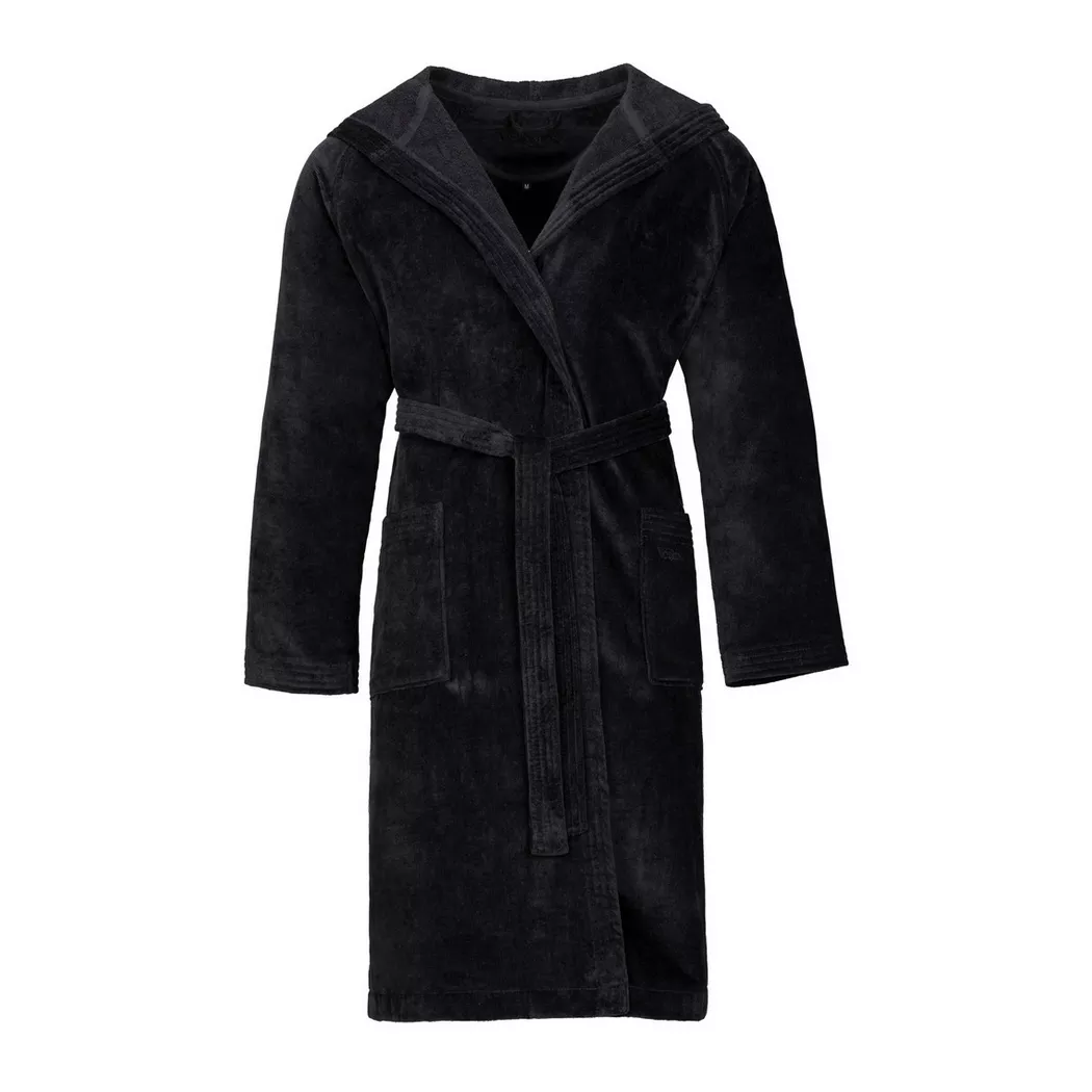 VOSSEN Peignoir unisexe TEXAS Noir noir | XS