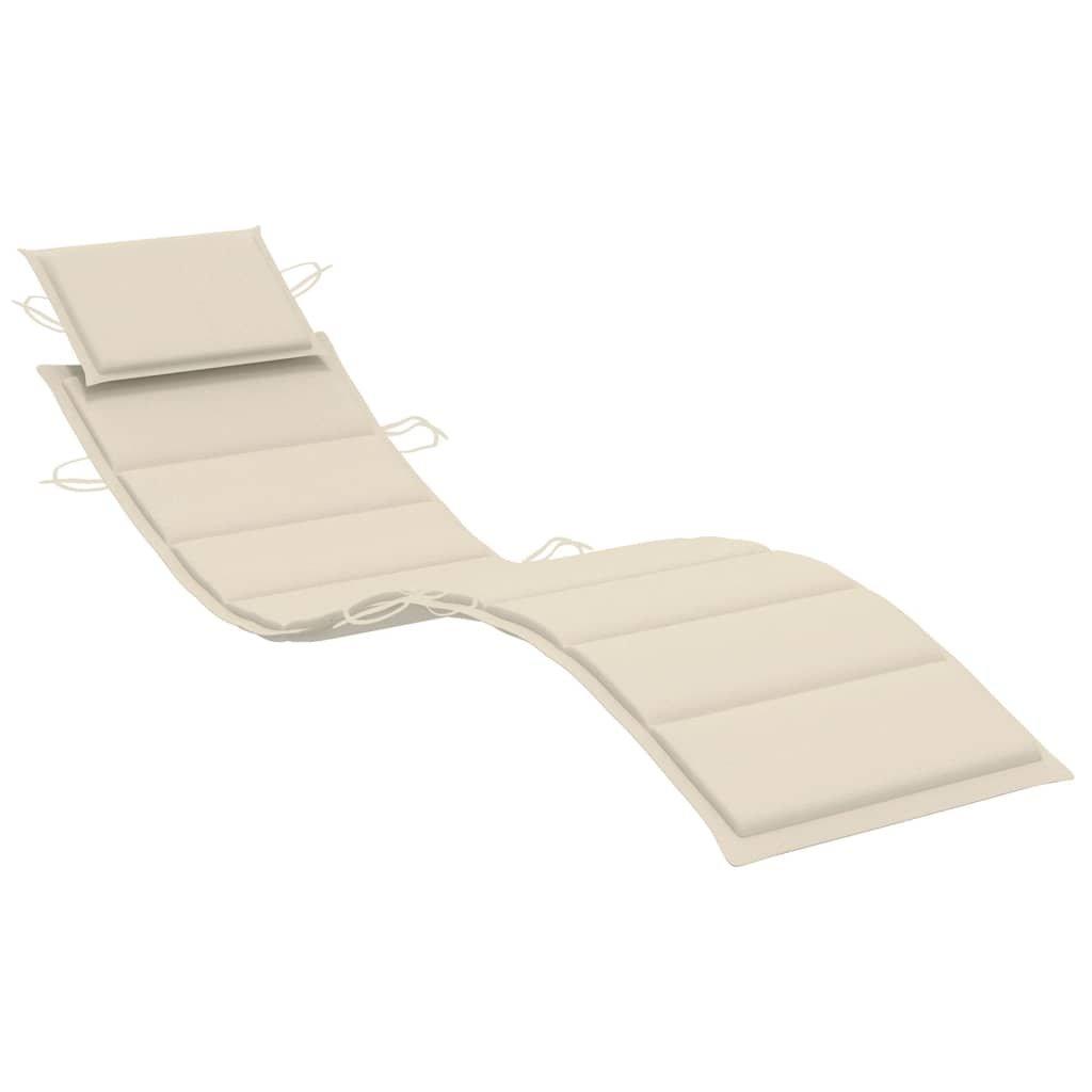 VidaXL Coussin de chaise longue tissu  