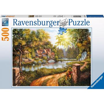 Puzzle Cottage am Fluss (500Teile)