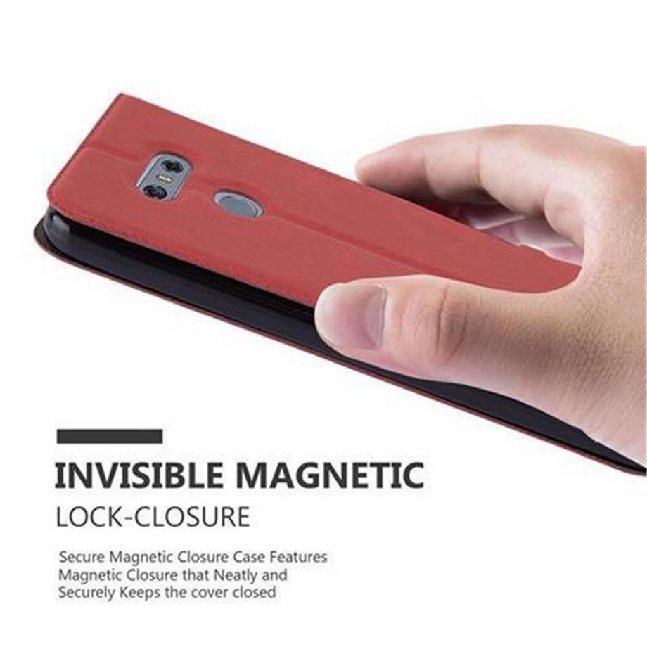 Cadorabo  Hülle für LG G6 Magnetverschluss, 2 Sichtfenstern 