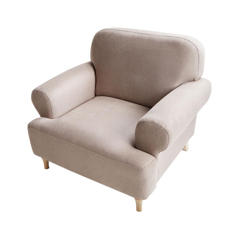 Beliani Fauteuil en Tissu Minimaliste KIBERG  