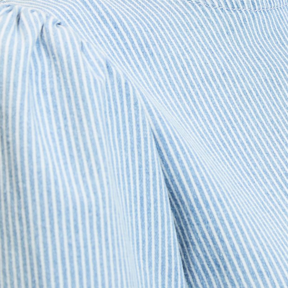 La Redoute Collections Gestreifte Bluse mit 3/4 Puffärmeln  