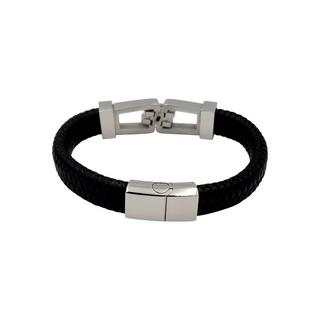 HEBE JEWELS  Elegante bracciale in pelle e acciaio inox 