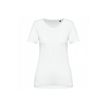 suprima t-shirt mit v-ausschnitt damen