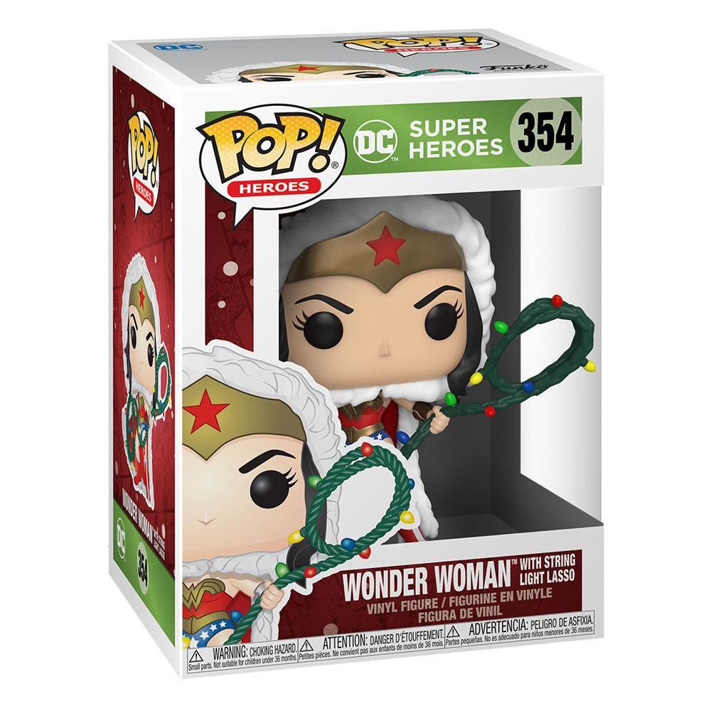 Funko  DC Comics POP! Heroes Vinyl Figur DC Holiday: Wonder Woman with String Light Lasso 