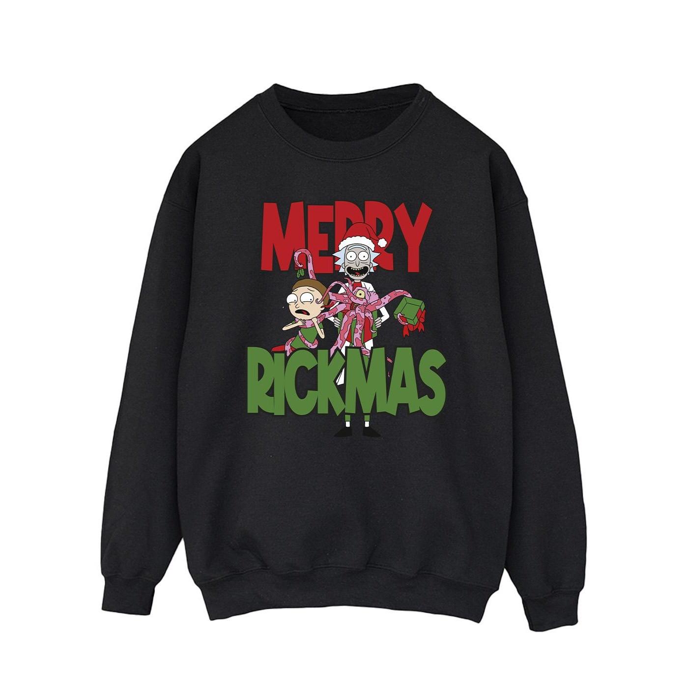 Rick And Morty  Merry Rickmas Sweatshirt 