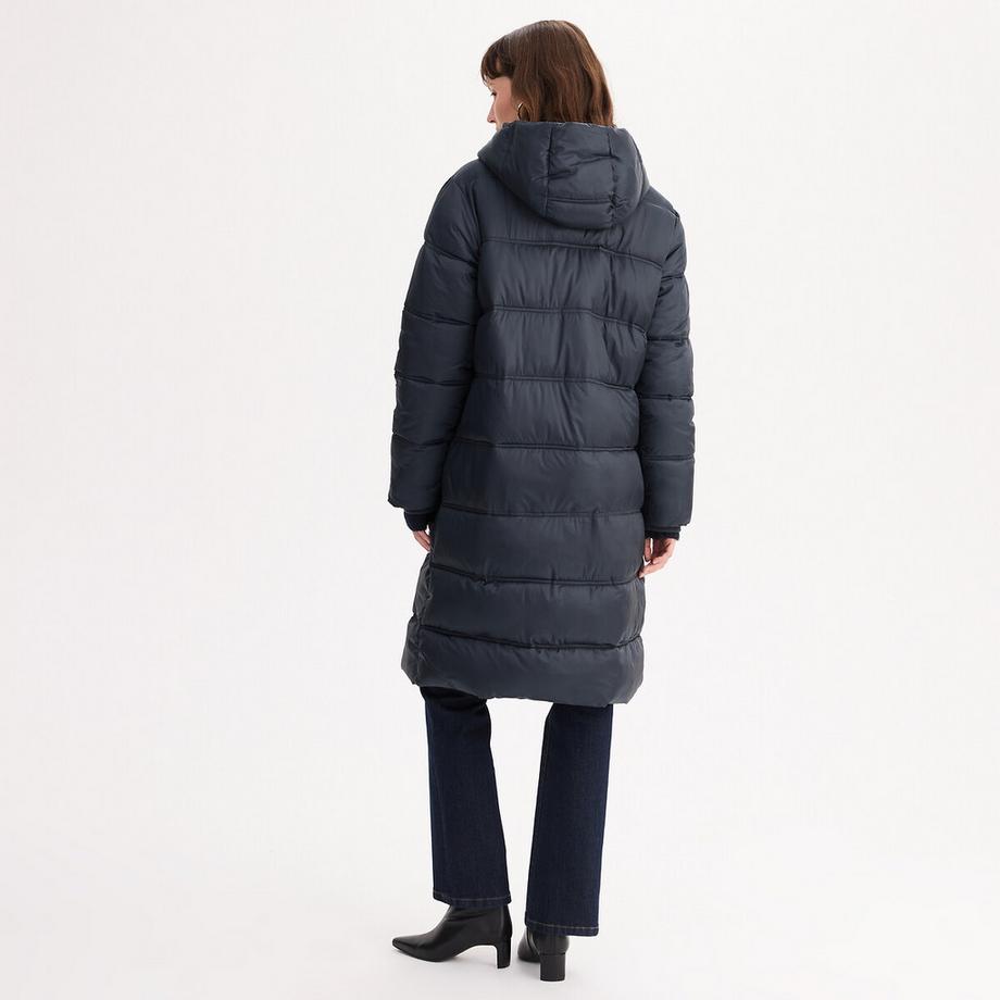 La Redoute Collections Piumino lungo con cappuccio fisso e cerniera  