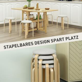 HOMCOM Tabouret de salle à manger  