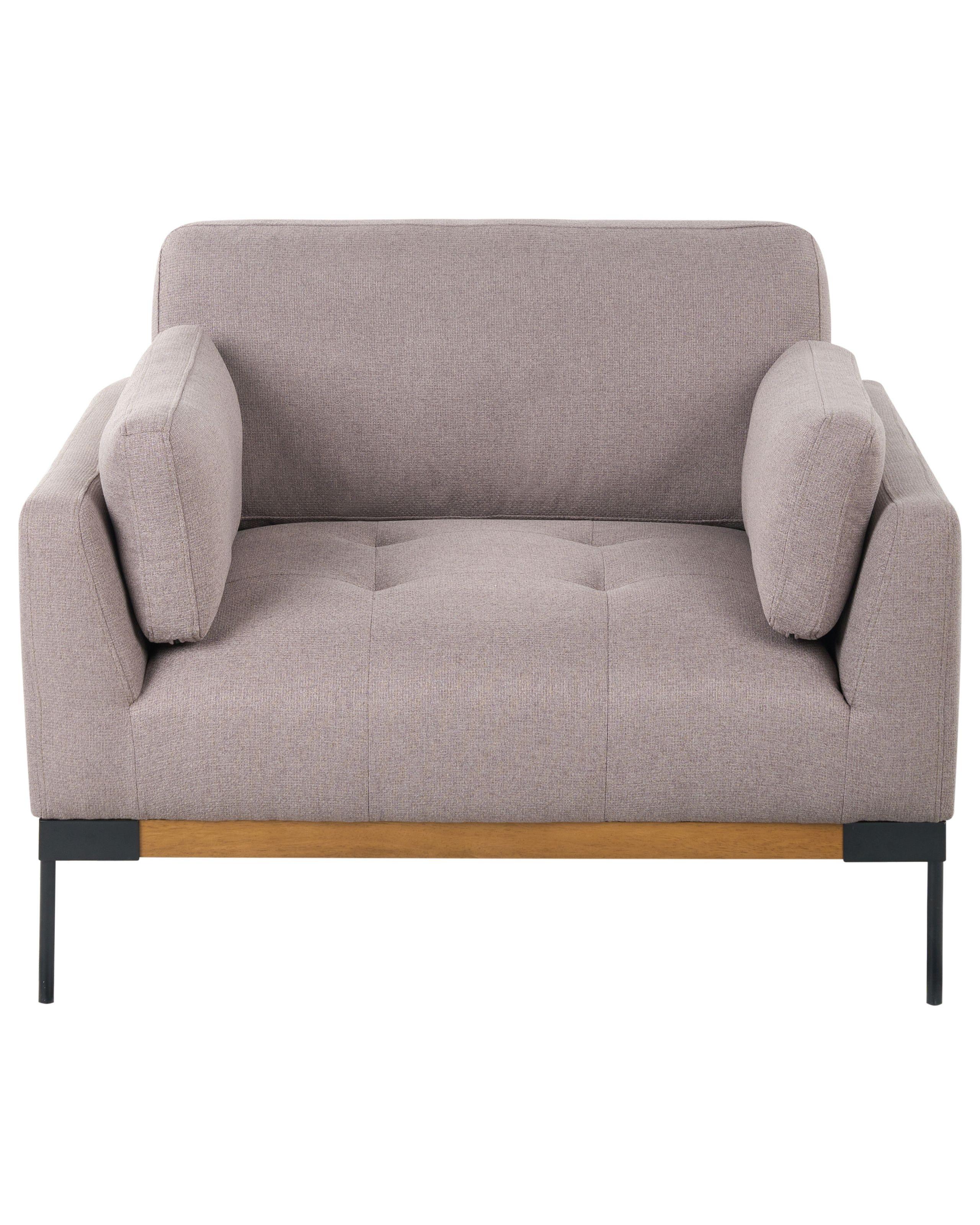 Beliani Fauteuil en Polyester Moderne SKAVEN  