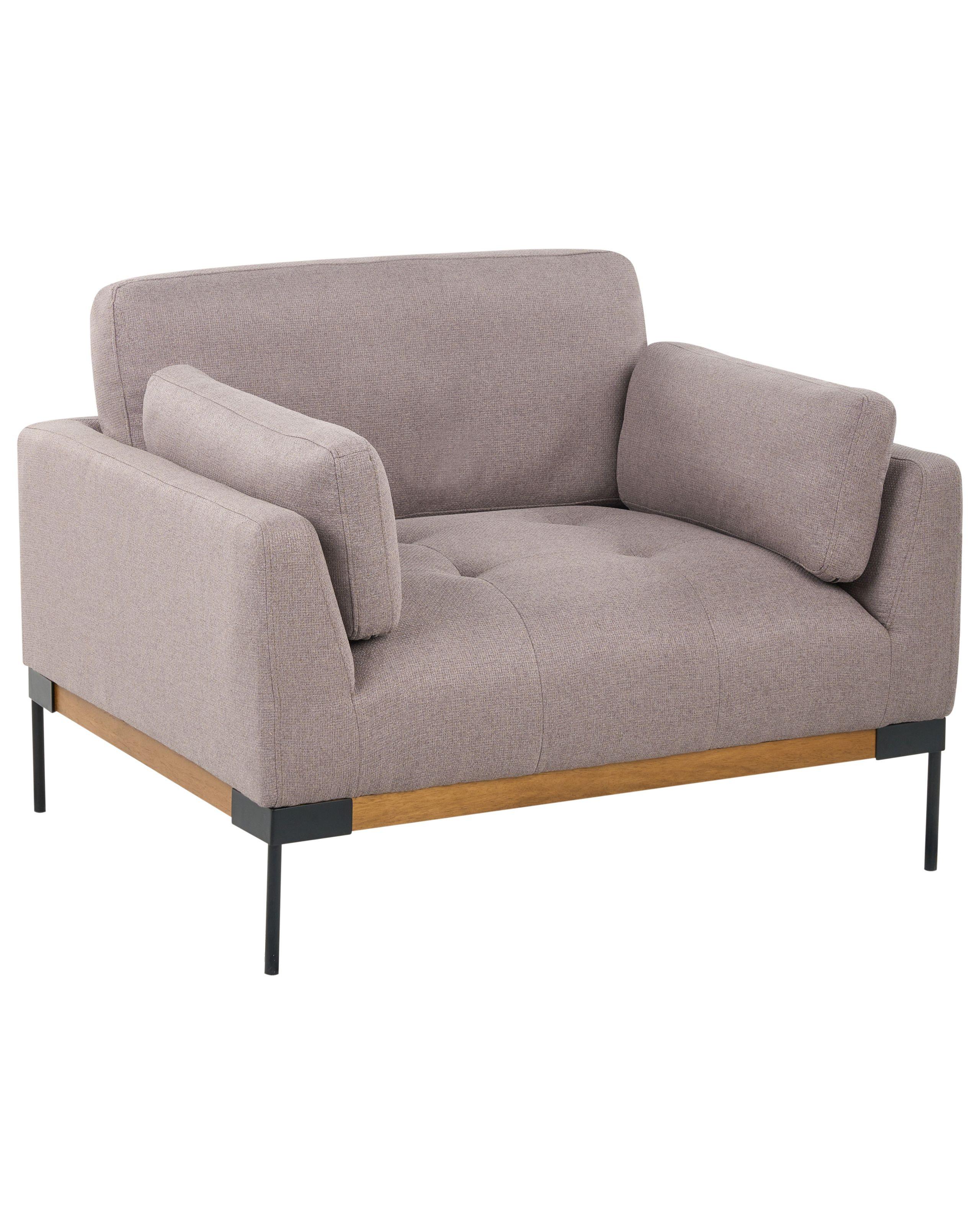 Beliani Fauteuil en Polyester Moderne SKAVEN  