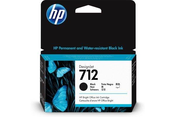 Hewlett-Packard  HP Tintenpatrone 712 black 3ED70A DesignJet 38ml 