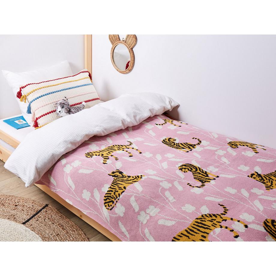 Beliani NERAI Coperta Cotone Moderna  