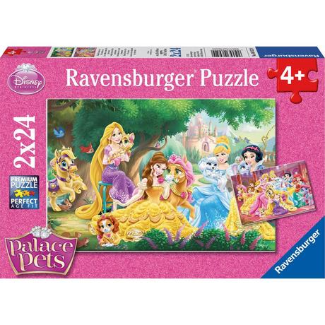 Ravensburger  Puzzle Beste Freunde der Prinzessinnen (2x24) 