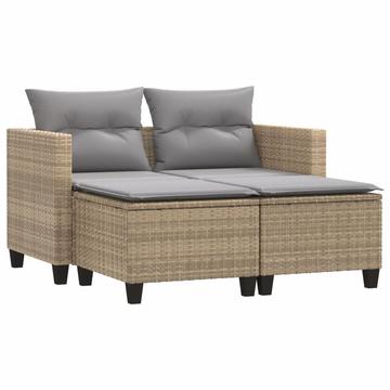 Gartensofa poly-rattan