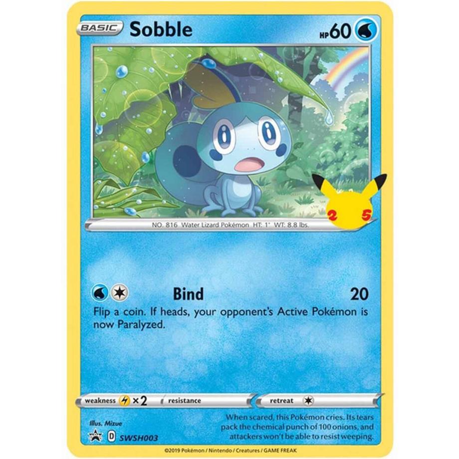 Pokémon  25th Anniversary Galar Starters 3 Pack Jumbo Promos (EN) 