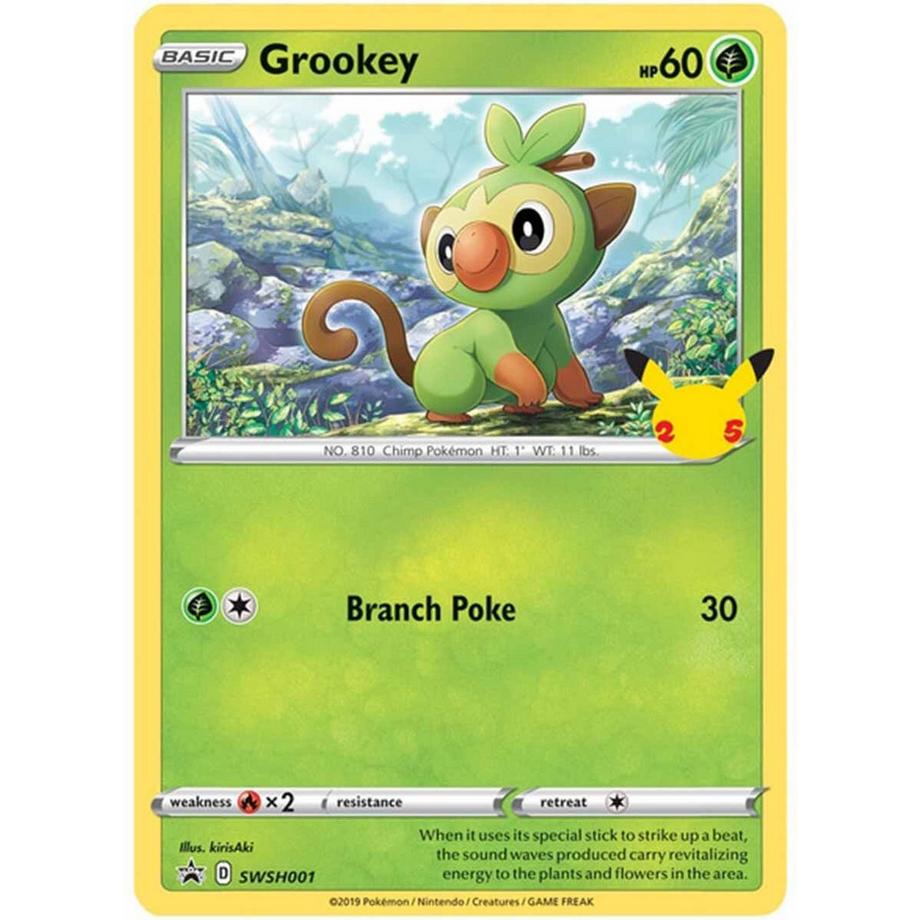 Pokémon  25th Anniversary Galar Starters 3 Pack Jumbo Promos (EN) 
