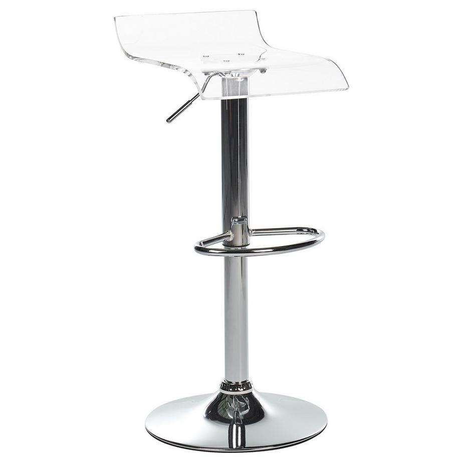 Beliani Lot de 2 chaises de bar en Acrylique  NEUM  