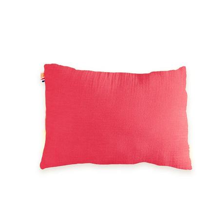 PAPATE Coussin Rectangle en Coton Bio Fraise  