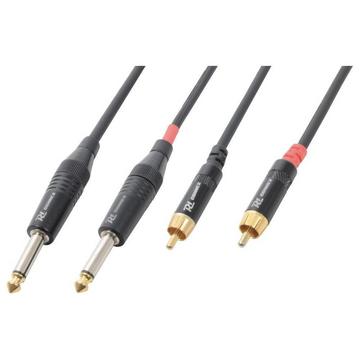 PD-Connex CX74-6 cavo audio 6 m 2 x 6.35mm 2 x RCA Nero
