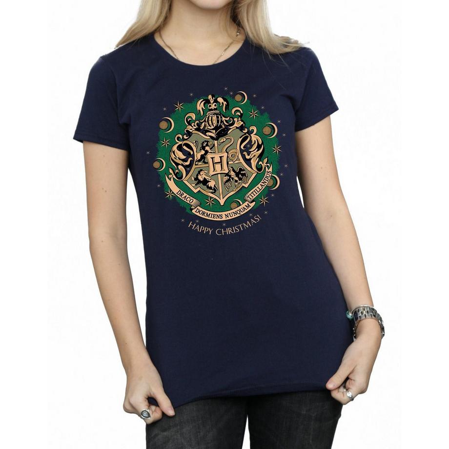 Harry Potter Hogwarts Happy Christmas T-Shirt  