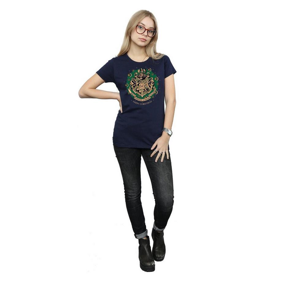 Harry Potter Hogwarts Happy Christmas T-Shirt  