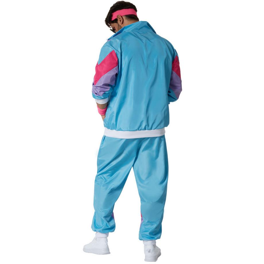 Tectake  Costume da uomo Tuta da jogging retrò anni '80 '90 