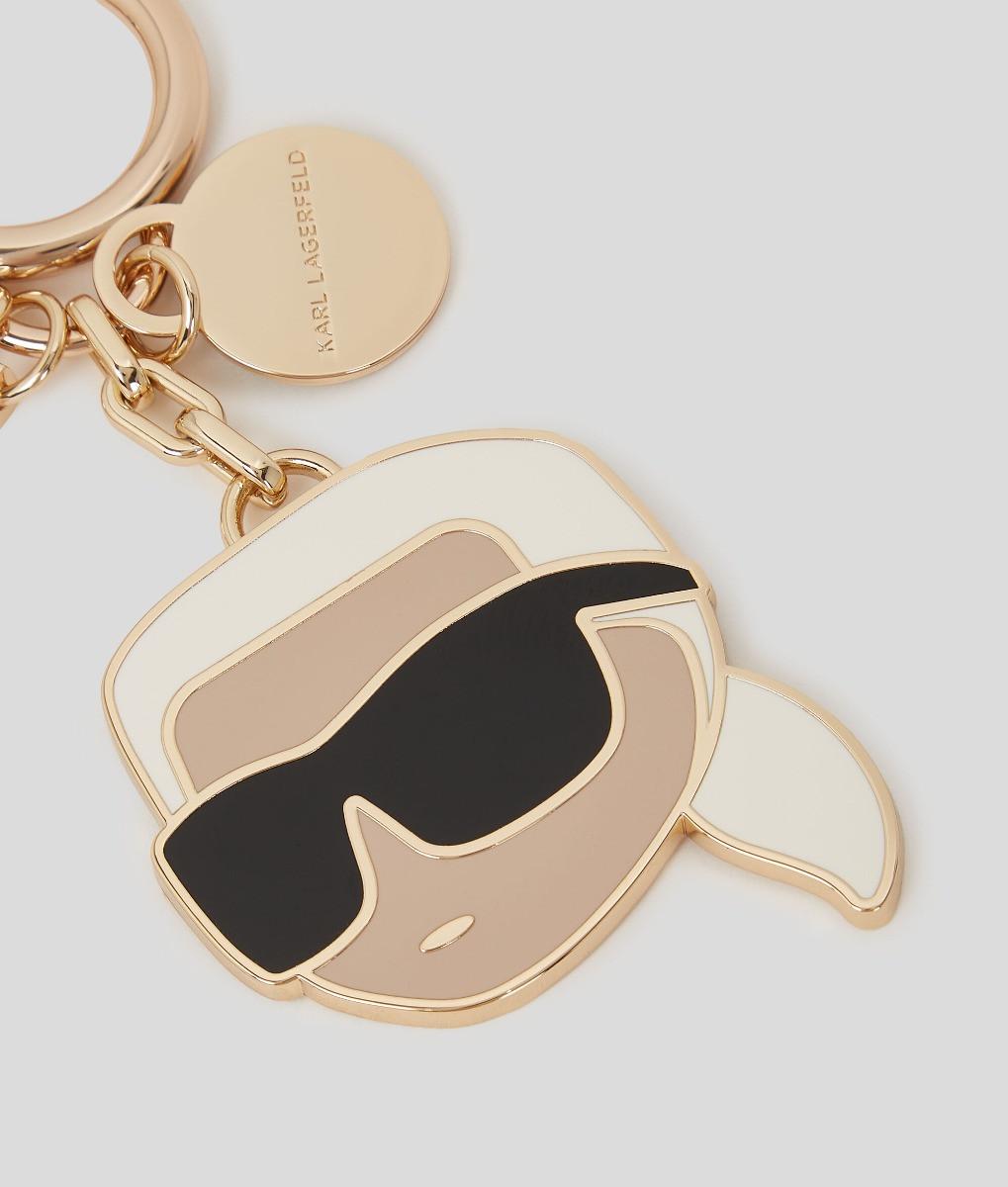 KARL LAGERFELD  IKON CHARM KEYCHAIN 