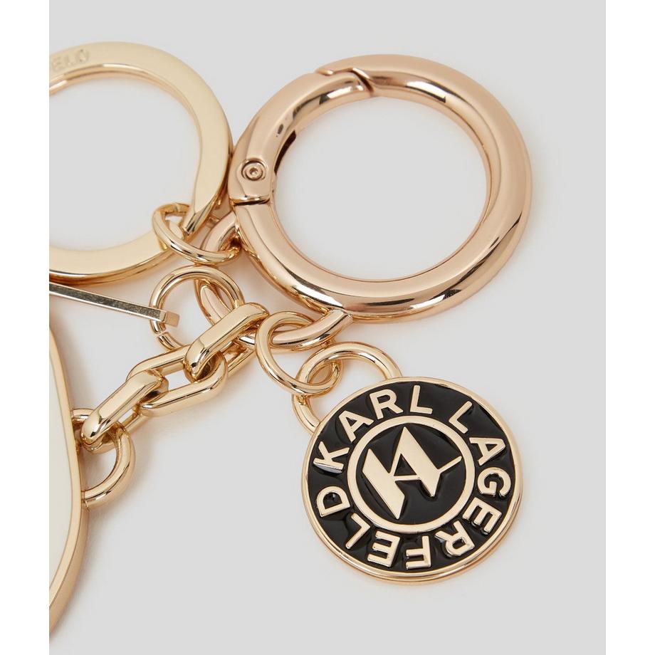 KARL LAGERFELD Ikon Charm Schlüsselanhänger  