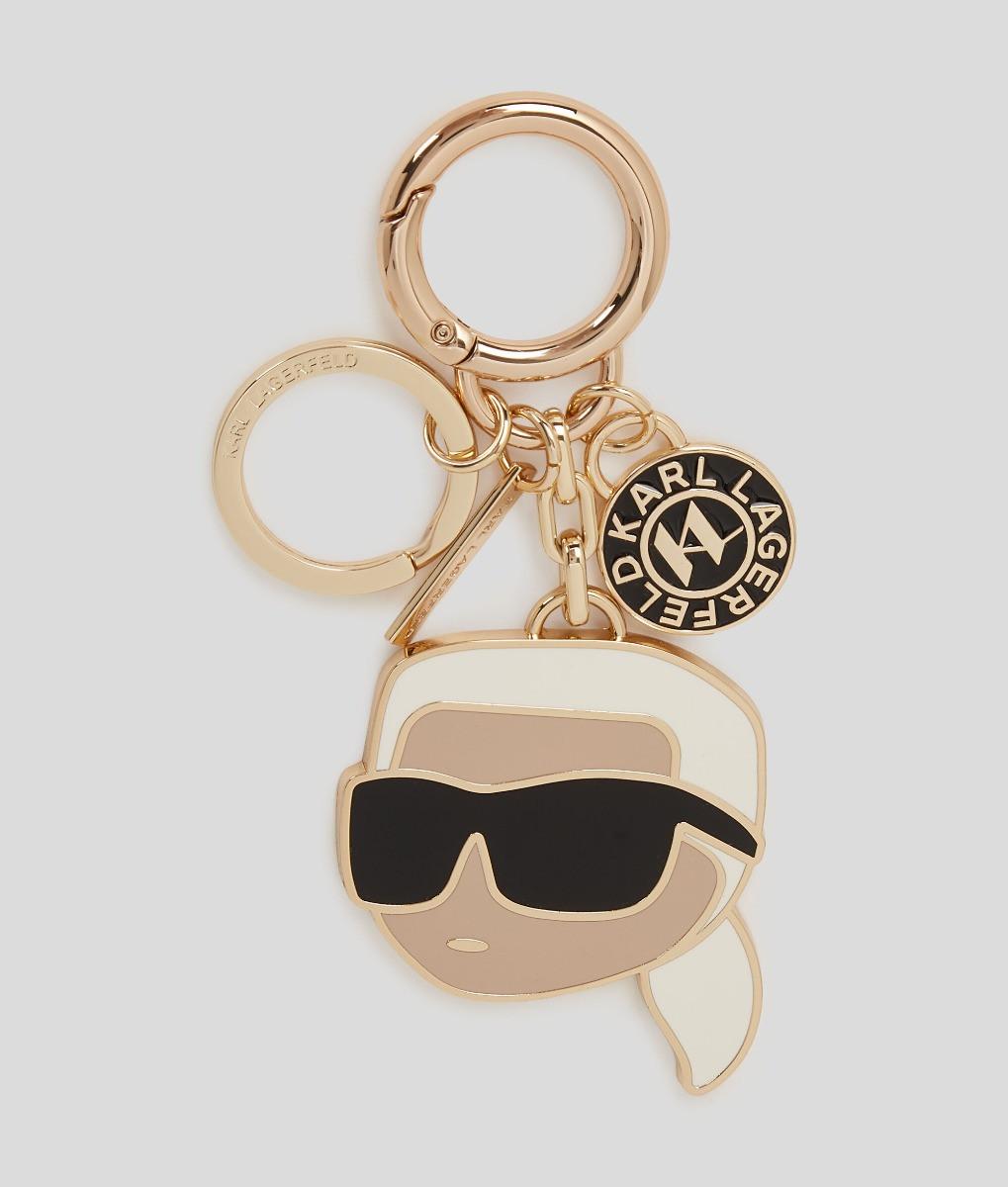 KARL LAGERFELD  IKON CHARM KEYCHAIN 