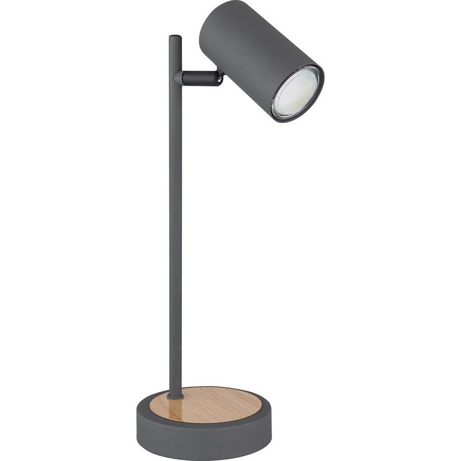 mutoni Lampe à poser Robby métal graphite 1xGU10 LED  