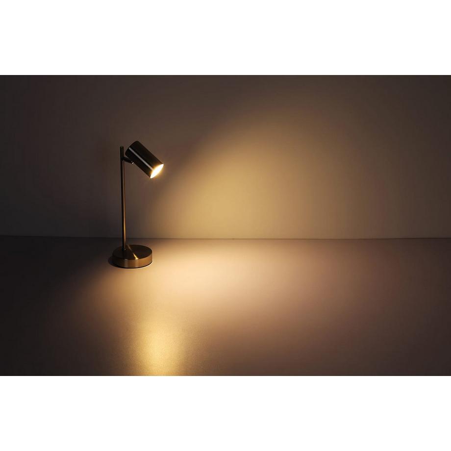 mutoni Lampe à poser Robby métal graphite 1xGU10 LED  