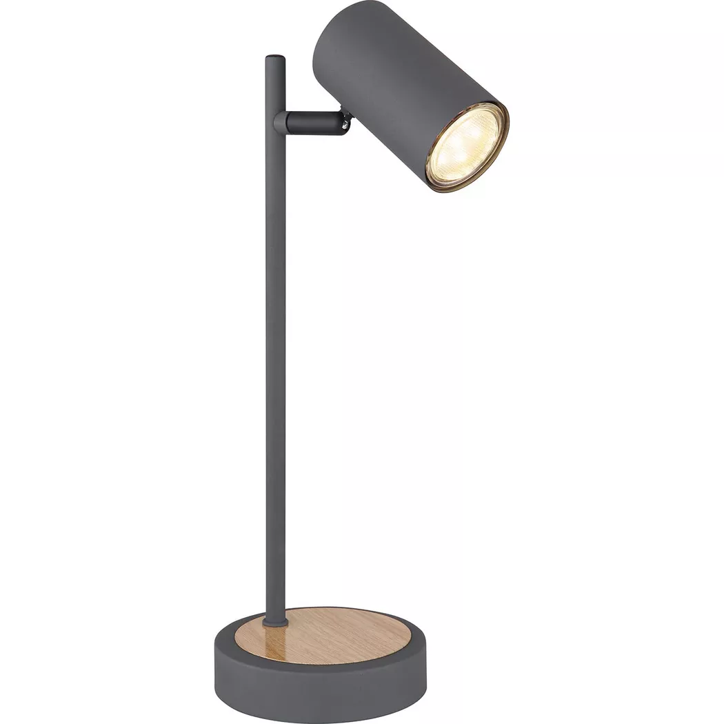 mutoni – Tischleuchte Robby Metall Graphit 1xGU10 LED, One Size, Multicolor