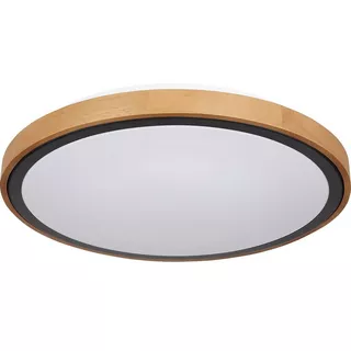 mutoni Plafoniera Bruno metallo nero opaco LED 44x44x11  