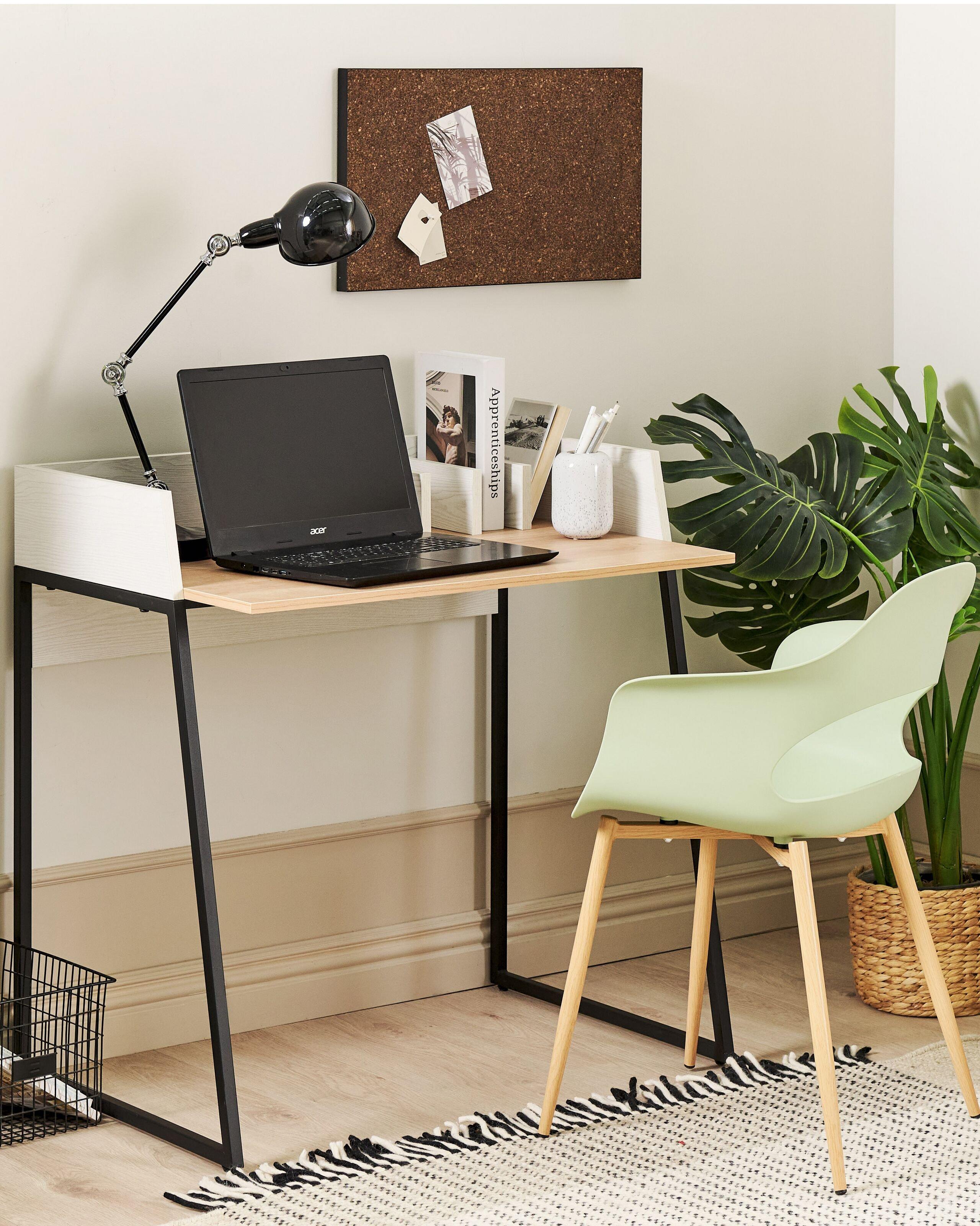 Beliani Table de bureau en MDF Moderne ANAH  