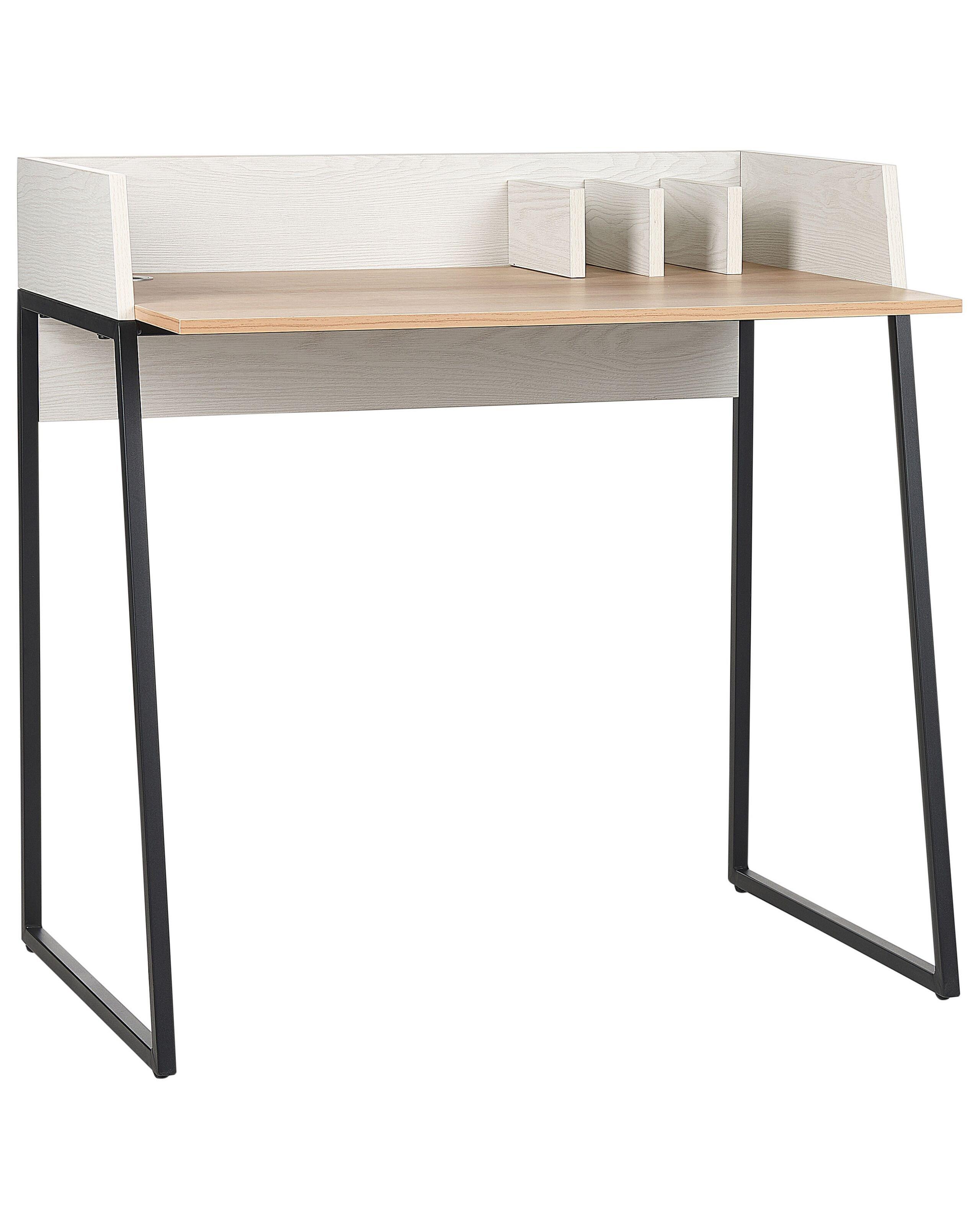 Beliani Table de bureau en MDF Moderne ANAH  