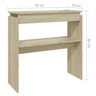 VidaXL Table console bois d'ingénierie  