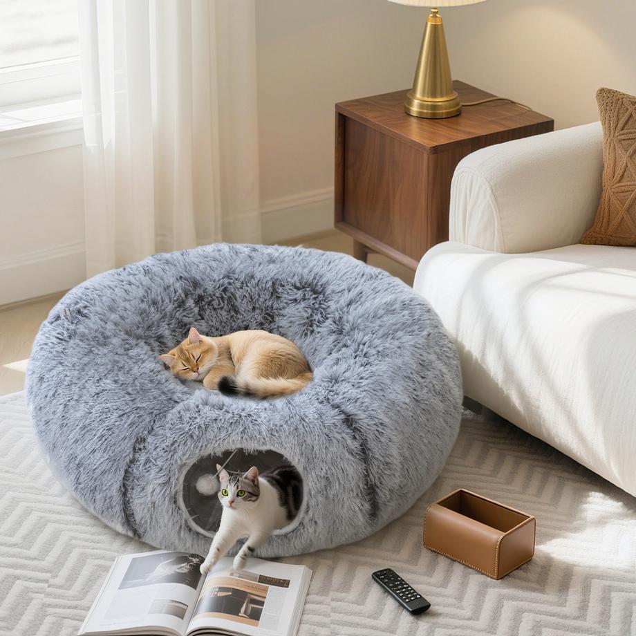 PawHut  Tunnel pour chat 