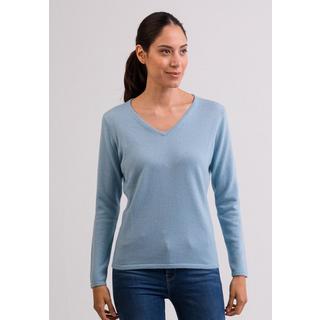 CASH-MERE.CH Pullover Cashmere Scollo a V  
