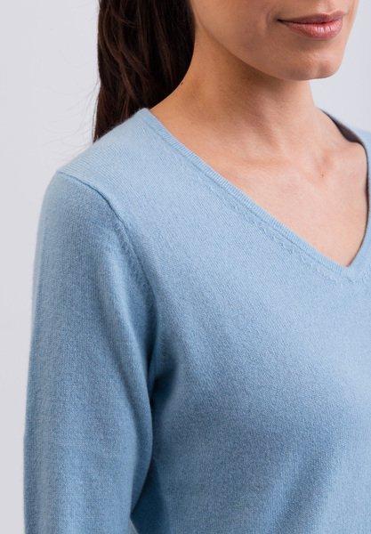 CASH-MERE.CH Pullover Cashmere Scollo a V  