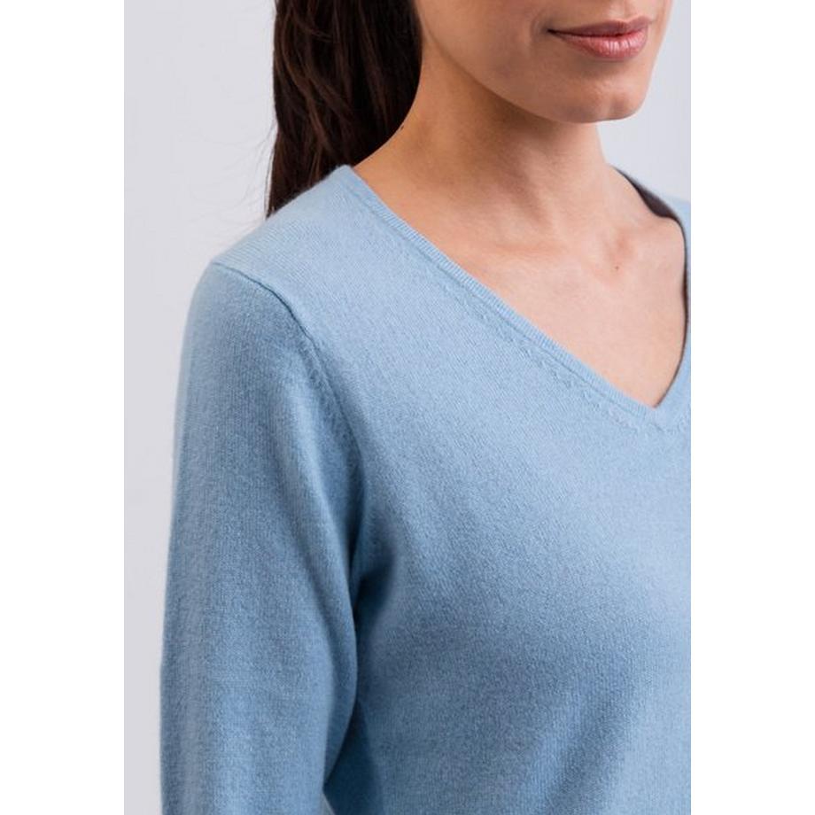 CASH-MERE.CH Kaschmir V-Ausschnitt Pullover  