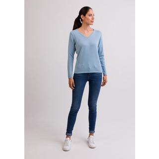 CASH-MERE.CH Pullover Cashmere Scollo a V  
