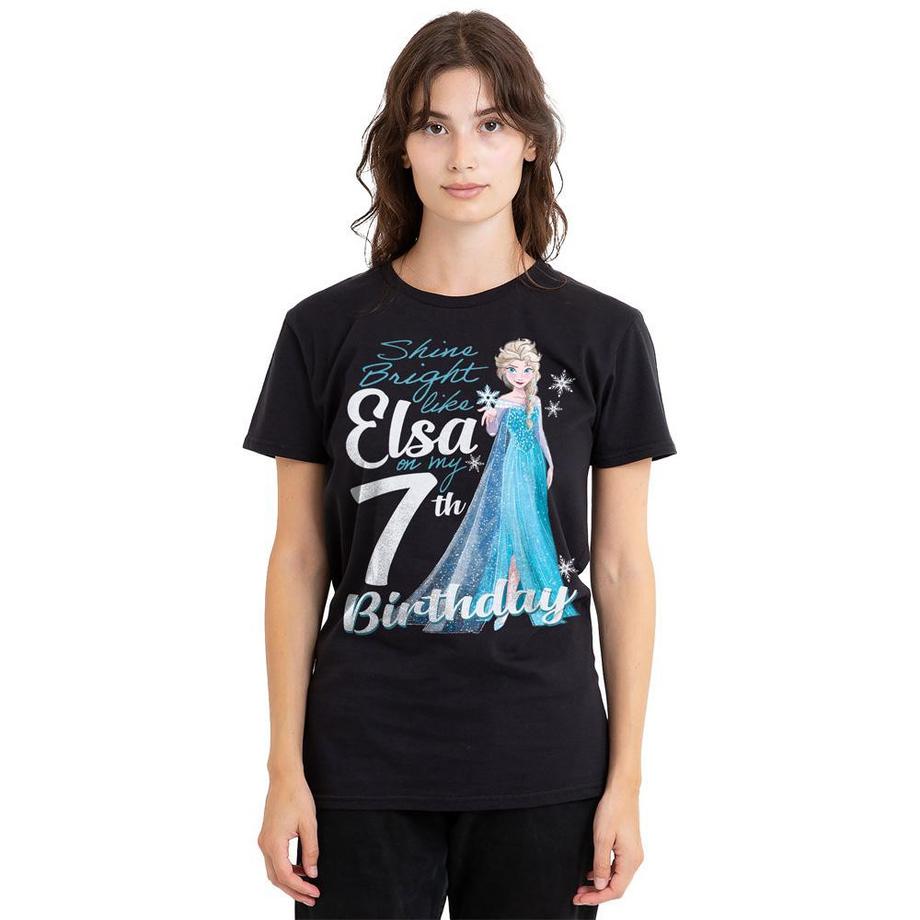 FROZEN Bright Like Elsa 7. Geburtstag T-Shirt  