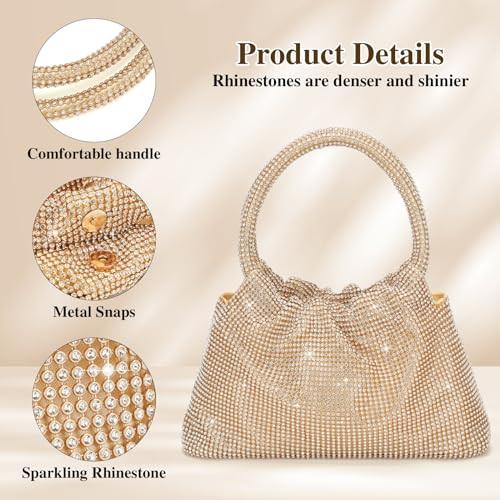 Only-bags.store Sac de soirée sac à bandoulière petit sac à main à paillettes sac à bandoulière sac à chaîne pour mariage soirée disco Sac de soirée sac à bandoulière petit sac à main à paillettes sac à bandoulière sac à chaîne pour mariage soirée disco 