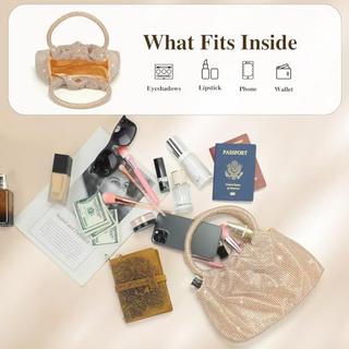 Only-bags.store Kleine Pailletten Abend Clutch Umhängetasche  