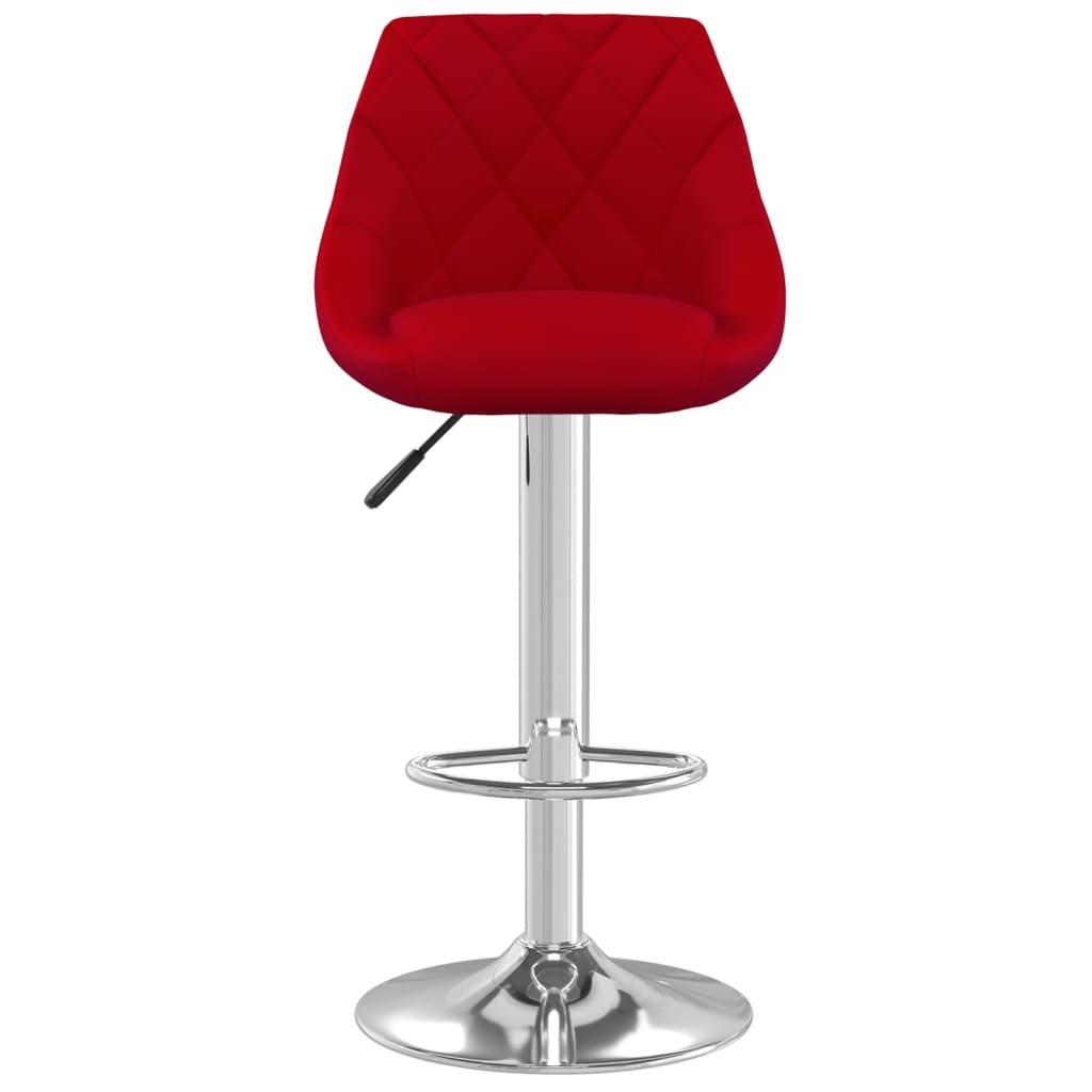 VidaXL Tabouret de bar velours  