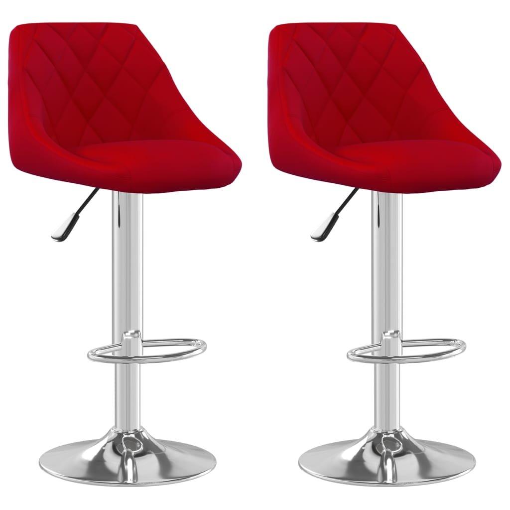 VidaXL Tabouret de bar velours  