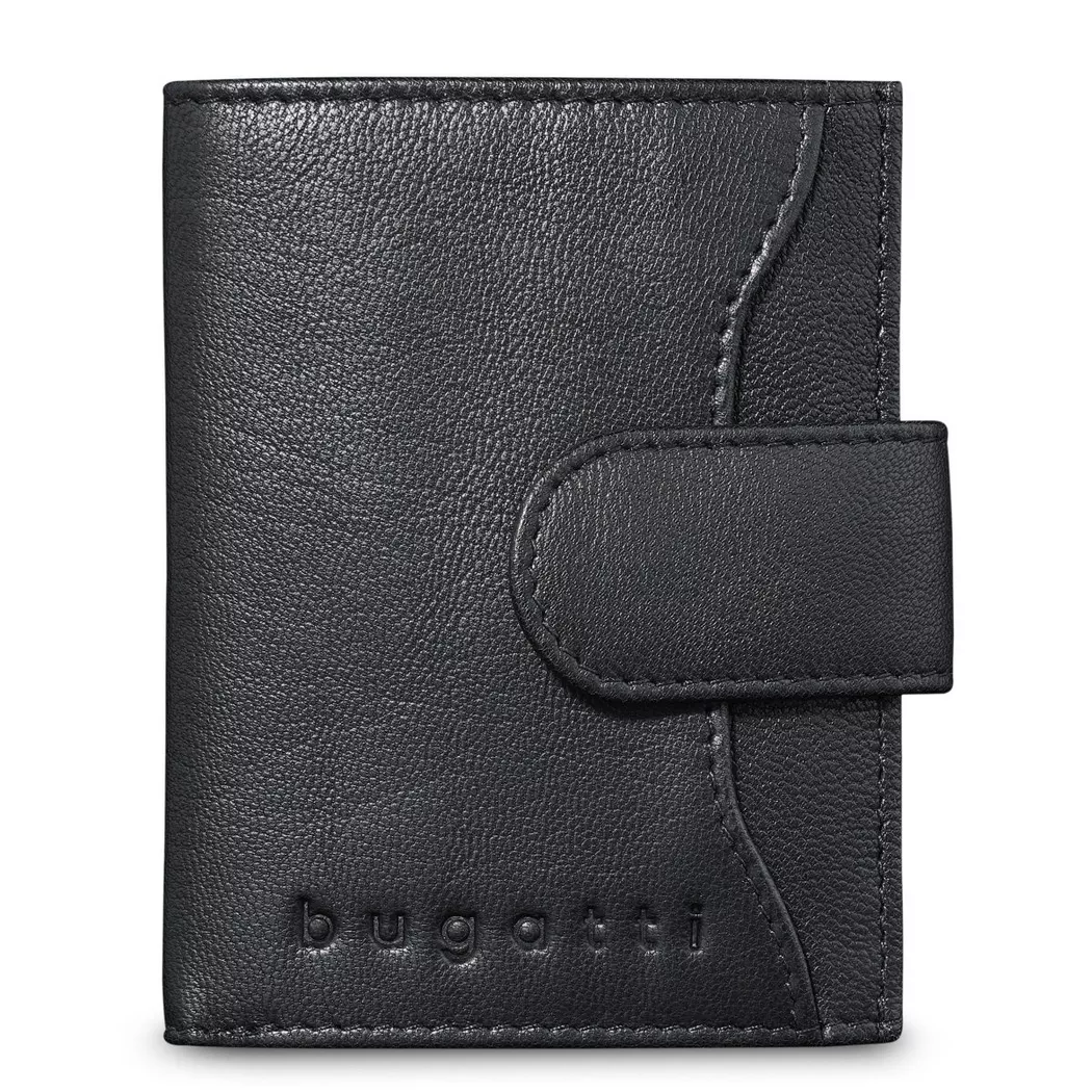 bugatti Brieftasche "BUGATTI Herren, Damen SMART DELUXE echt Leder" echt Leder